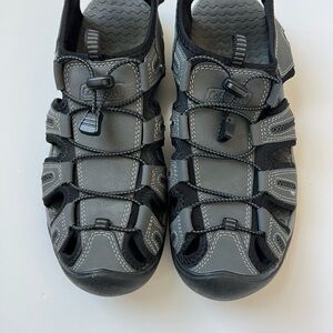 Coleman Black and Gray Hiking Sandals
